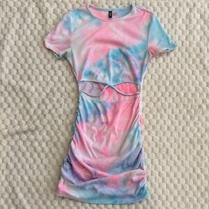Tie-Dye Bodycon Dress (S)